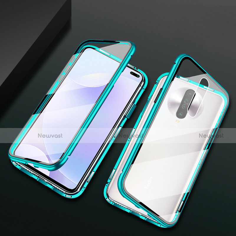 Luxury Aluminum Metal Frame Mirror Cover Case 360 Degrees M03 for Xiaomi Redmi K30 4G