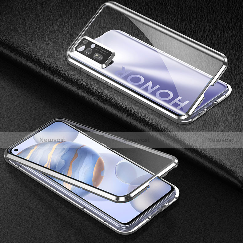 Luxury Aluminum Metal Frame Mirror Cover Case 360 Degrees M04 for Huawei Honor 30