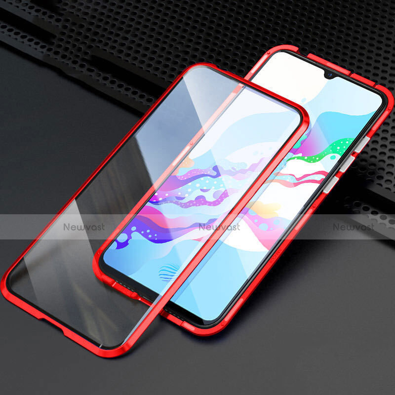 Luxury Aluminum Metal Frame Mirror Cover Case 360 Degrees M04 for Oppo A11