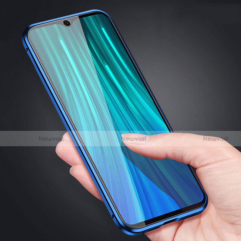 Luxury Aluminum Metal Frame Mirror Cover Case 360 Degrees M04 for Oppo A9 (2020)