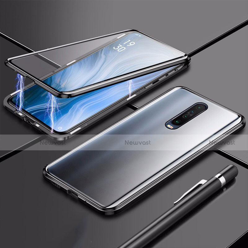 Luxury Aluminum Metal Frame Mirror Cover Case 360 Degrees M04 for Xiaomi Poco X2