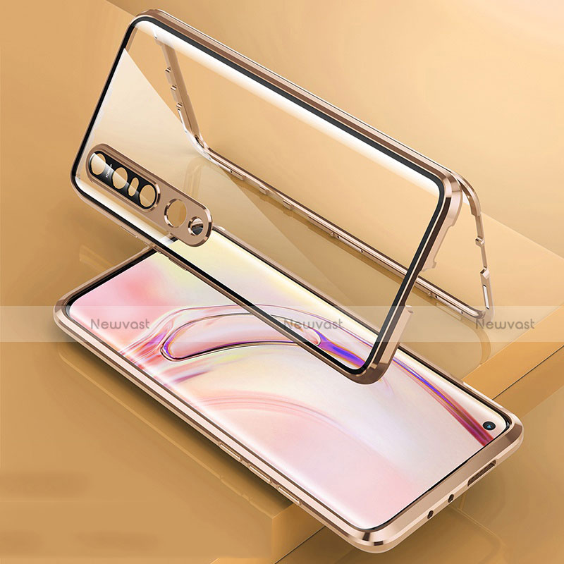 Luxury Aluminum Metal Frame Mirror Cover Case 360 Degrees M06 for Xiaomi Mi 10 Pro