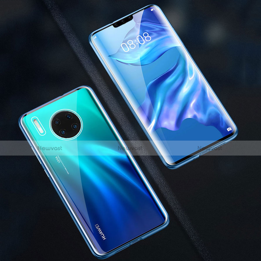 Luxury Aluminum Metal Frame Mirror Cover Case 360 Degrees M07 for Huawei Mate 30 Pro