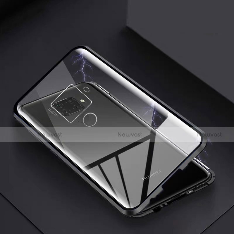 Luxury Aluminum Metal Frame Mirror Cover Case 360 Degrees M07 for Huawei Nova 5z