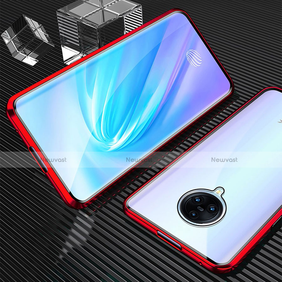 Luxury Aluminum Metal Frame Mirror Cover Case 360 Degrees M09 for Vivo Nex 3S