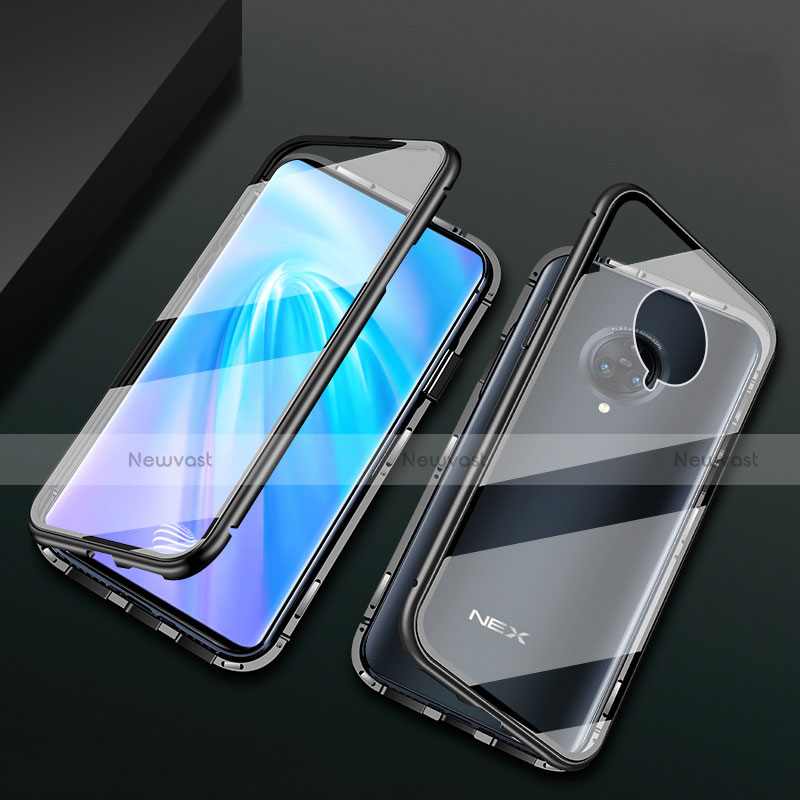 Luxury Aluminum Metal Frame Mirror Cover Case 360 Degrees M10 for Vivo Nex 3S