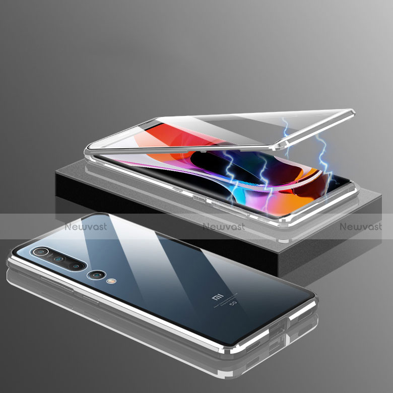 Luxury Aluminum Metal Frame Mirror Cover Case 360 Degrees M10 for Xiaomi Mi 10