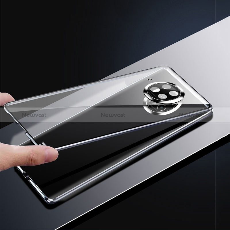 Luxury Aluminum Metal Frame Mirror Cover Case 360 Degrees P01 for Xiaomi Mi 10i 5G