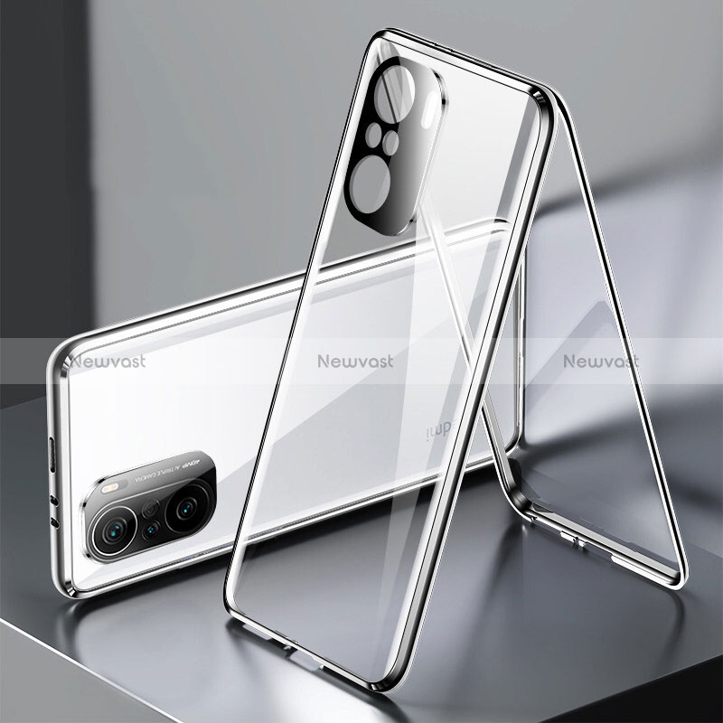 Luxury Aluminum Metal Frame Mirror Cover Case 360 Degrees P01 for Xiaomi Mi 11X Pro 5G