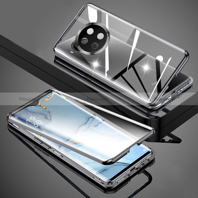 Luxury Aluminum Metal Frame Mirror Cover Case 360 Degrees P02 for Xiaomi Mi 10i 5G