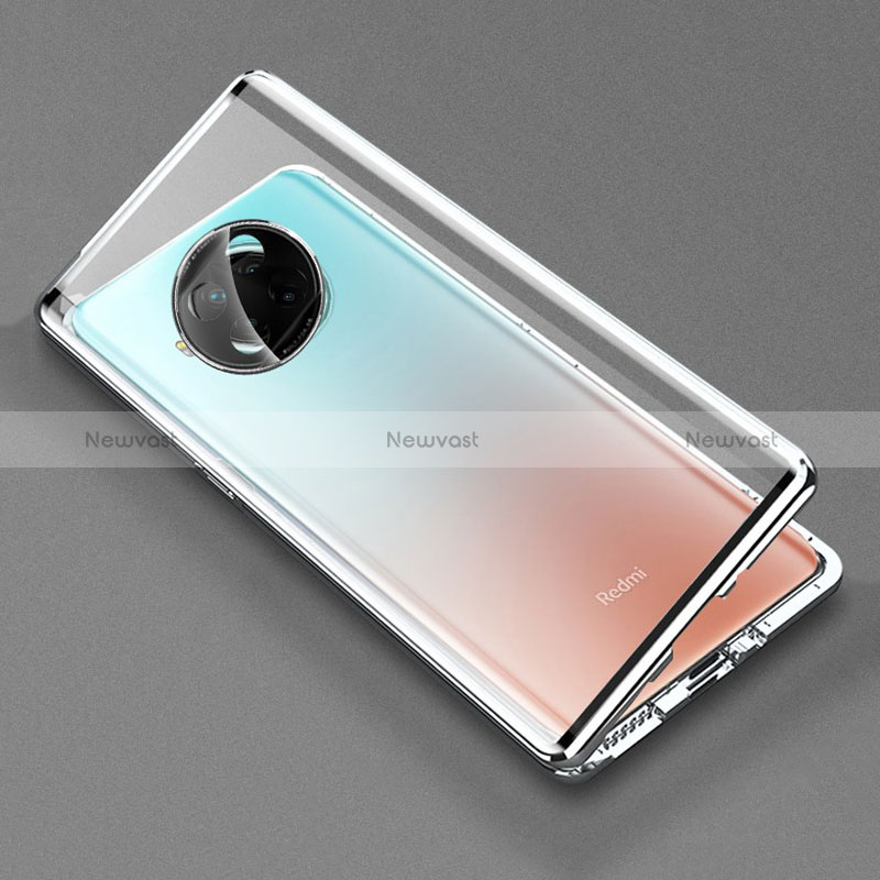 Luxury Aluminum Metal Frame Mirror Cover Case 360 Degrees P02 for Xiaomi Mi 10i 5G