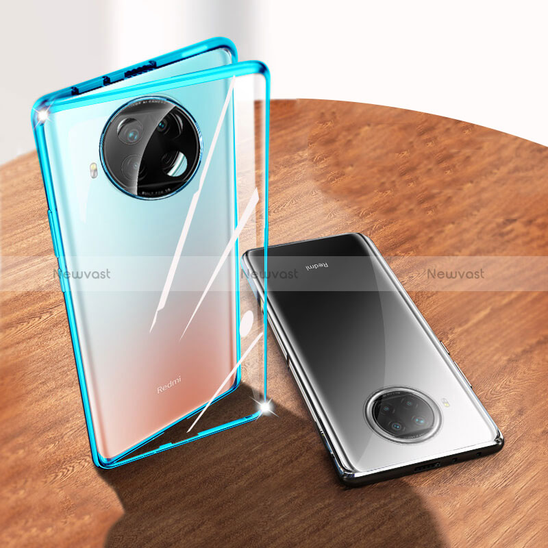 Luxury Aluminum Metal Frame Mirror Cover Case 360 Degrees P03 for Xiaomi Mi 10i 5G