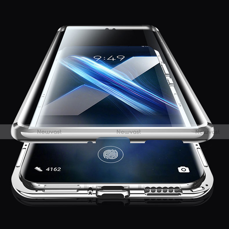 Luxury Aluminum Metal Frame Mirror Cover Case 360 Degrees T01 for Huawei Honor X10 5G
