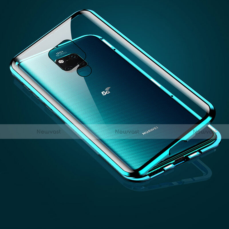 Luxury Aluminum Metal Frame Mirror Cover Case 360 Degrees T01 for Huawei Mate 20 X 5G