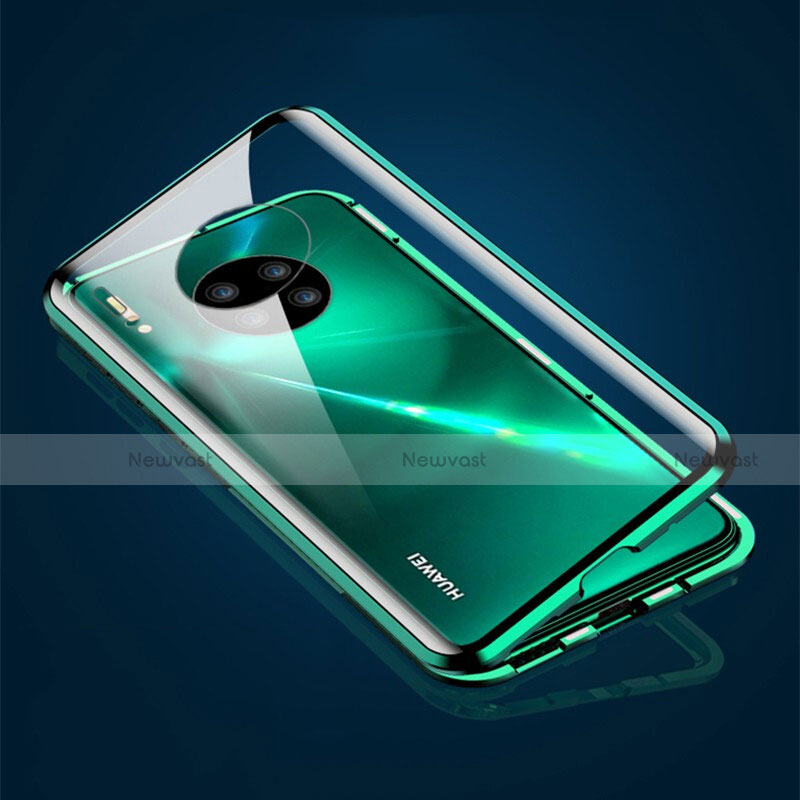 Luxury Aluminum Metal Frame Mirror Cover Case 360 Degrees T01 for Huawei Mate 30E Pro 5G