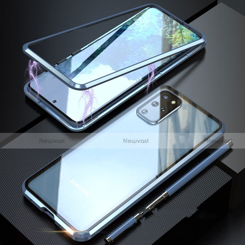 Luxury Aluminum Metal Frame Mirror Cover Case 360 Degrees T01 for Samsung Galaxy S20 Plus