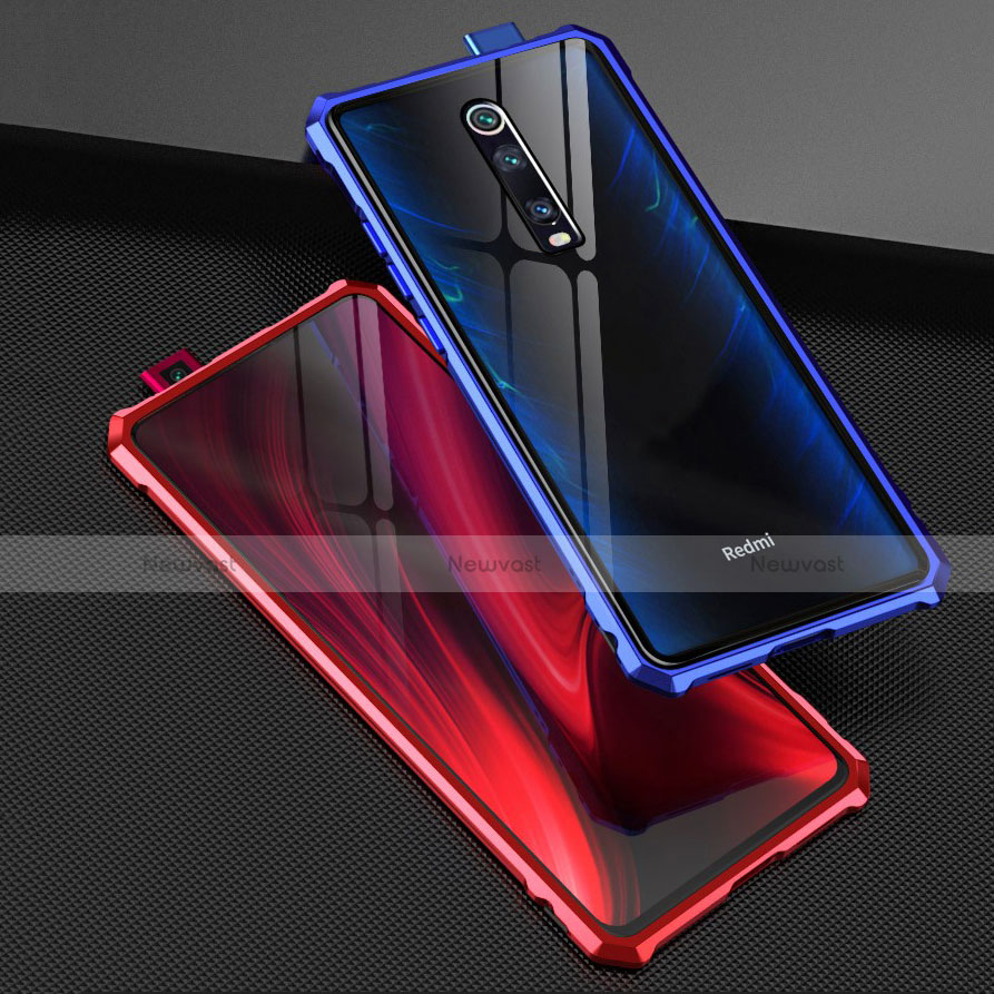 Luxury Aluminum Metal Frame Mirror Cover Case 360 Degrees T01 for Xiaomi Mi 9T