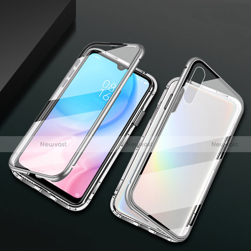 Luxury Aluminum Metal Frame Mirror Cover Case 360 Degrees T01 for Xiaomi Mi A3