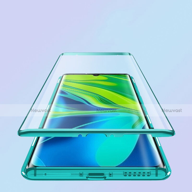 Luxury Aluminum Metal Frame Mirror Cover Case 360 Degrees T01 for Xiaomi Mi Note 10