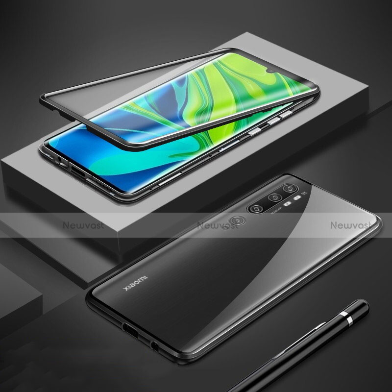 Luxury Aluminum Metal Frame Mirror Cover Case 360 Degrees T01 for Xiaomi Mi Note 10 Pro