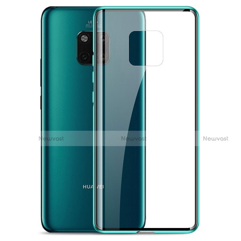 Luxury Aluminum Metal Frame Mirror Cover Case 360 Degrees T02 for Huawei Mate 20 Pro