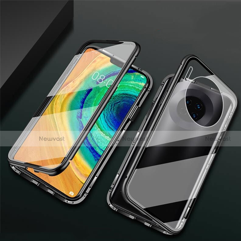 Luxury Aluminum Metal Frame Mirror Cover Case 360 Degrees T02 for Huawei Mate 30