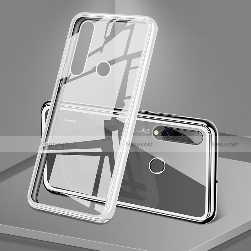 Luxury Aluminum Metal Frame Mirror Cover Case 360 Degrees T02 for Huawei Nova 4e