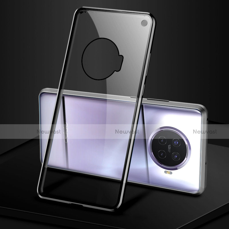 Luxury Aluminum Metal Frame Mirror Cover Case 360 Degrees T02 for Oppo Ace2