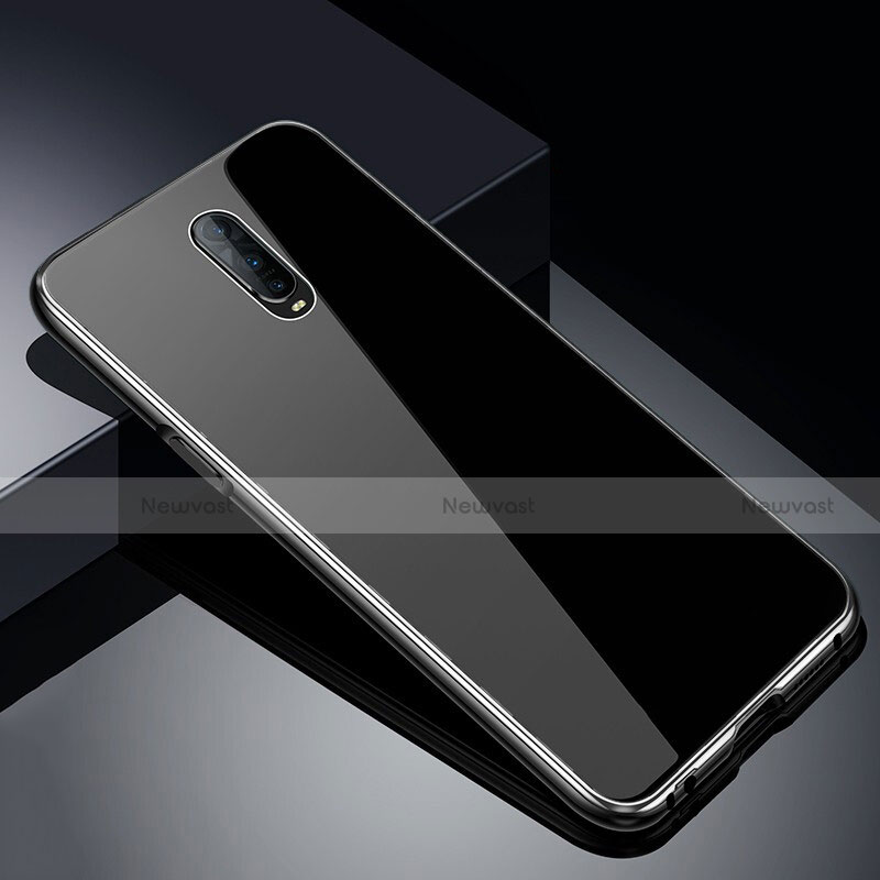Luxury Aluminum Metal Frame Mirror Cover Case 360 Degrees T02 for Oppo RX17 Pro