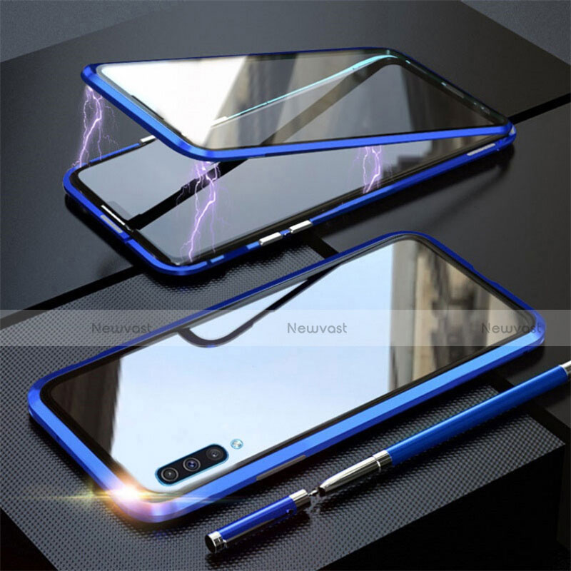 Luxury Aluminum Metal Frame Mirror Cover Case 360 Degrees T02 for Samsung Galaxy A90 5G