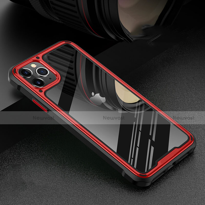 Luxury Aluminum Metal Frame Mirror Cover Case 360 Degrees T03 for Apple iPhone 11 Pro Max