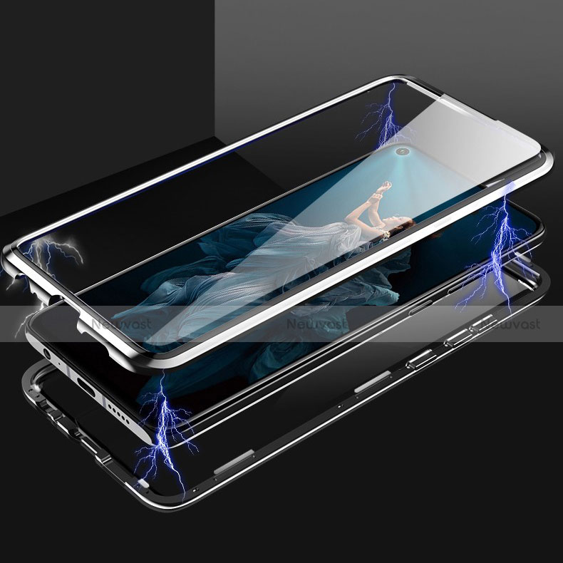 Luxury Aluminum Metal Frame Mirror Cover Case 360 Degrees T03 for Huawei Honor 20