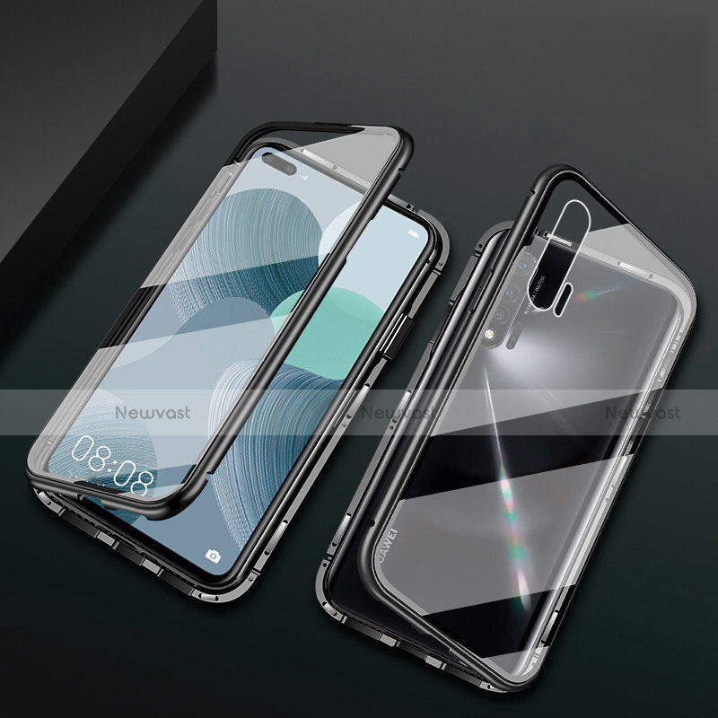 Luxury Aluminum Metal Frame Mirror Cover Case 360 Degrees T03 for Huawei Nova 6