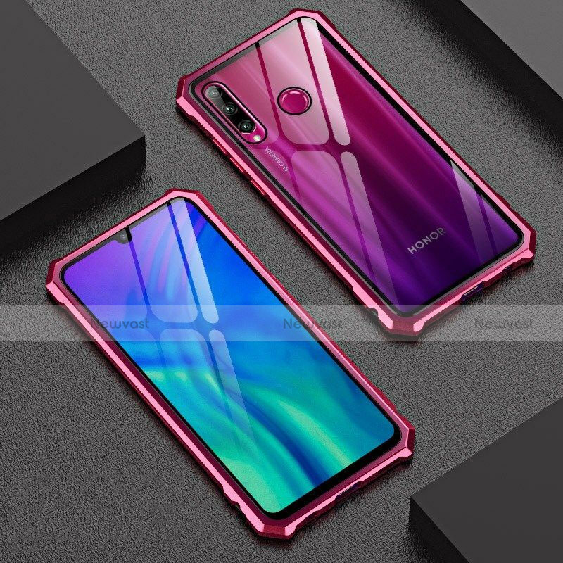 Luxury Aluminum Metal Frame Mirror Cover Case 360 Degrees T03 for Huawei P Smart+ Plus (2019)