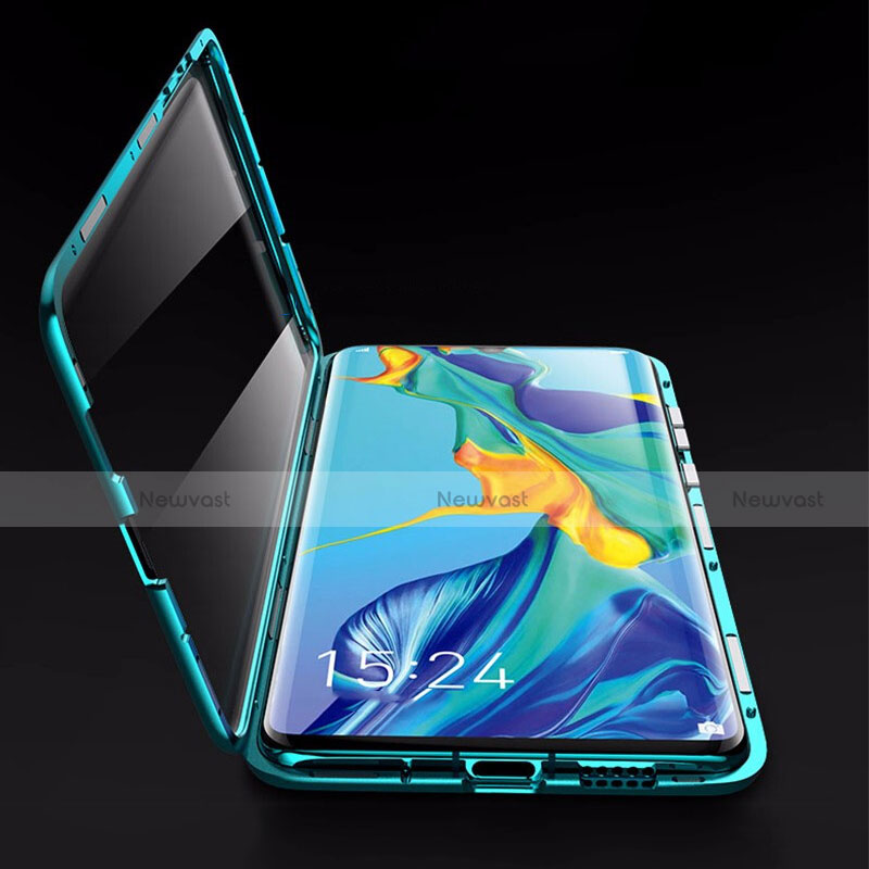 Luxury Aluminum Metal Frame Mirror Cover Case 360 Degrees T03 for Huawei P30 Pro New Edition