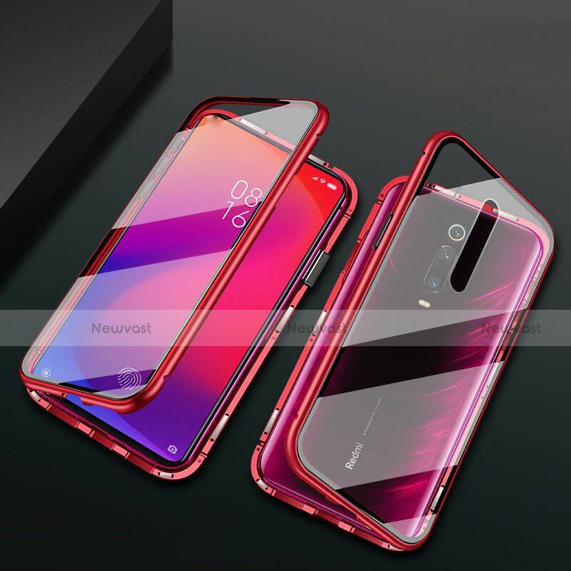 Luxury Aluminum Metal Frame Mirror Cover Case 360 Degrees T03 for Xiaomi Mi 9T