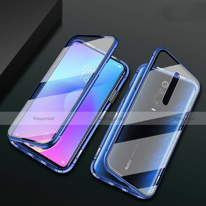 Luxury Aluminum Metal Frame Mirror Cover Case 360 Degrees T03 for Xiaomi Mi 9T