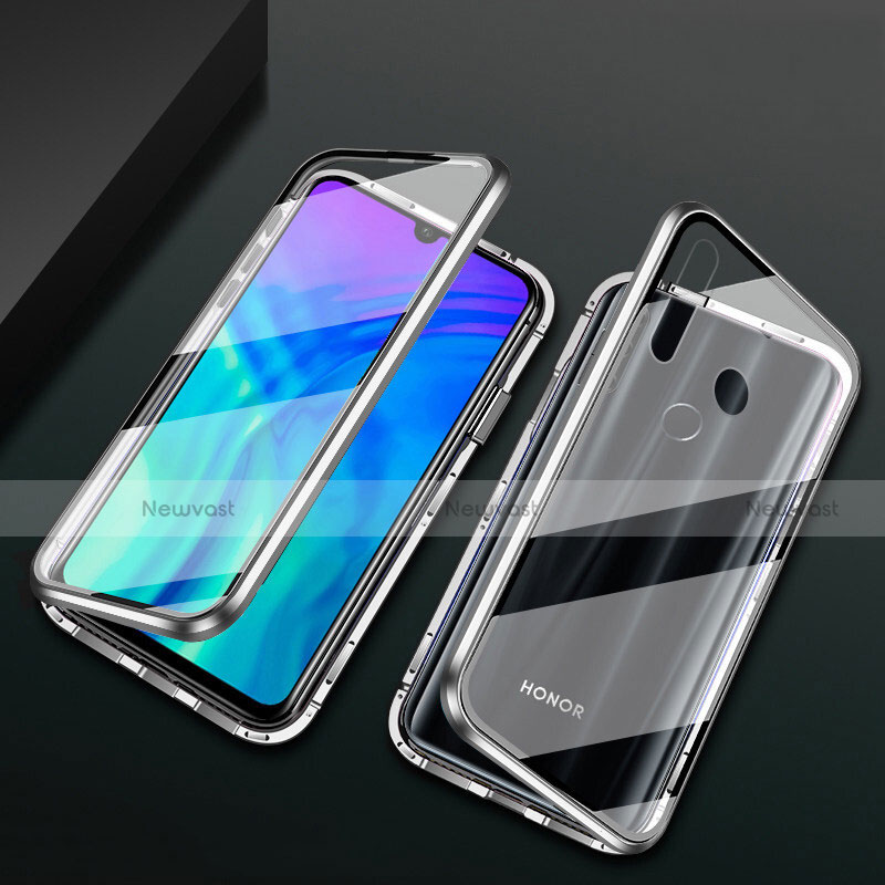 Luxury Aluminum Metal Frame Mirror Cover Case 360 Degrees T04 for Huawei Honor 20 Lite