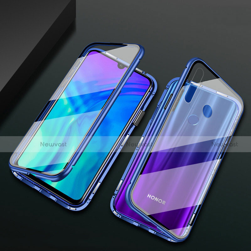 Luxury Aluminum Metal Frame Mirror Cover Case 360 Degrees T04 for Huawei Honor 20 Lite