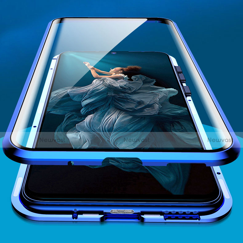 Luxury Aluminum Metal Frame Mirror Cover Case 360 Degrees T04 for Huawei Nova 5