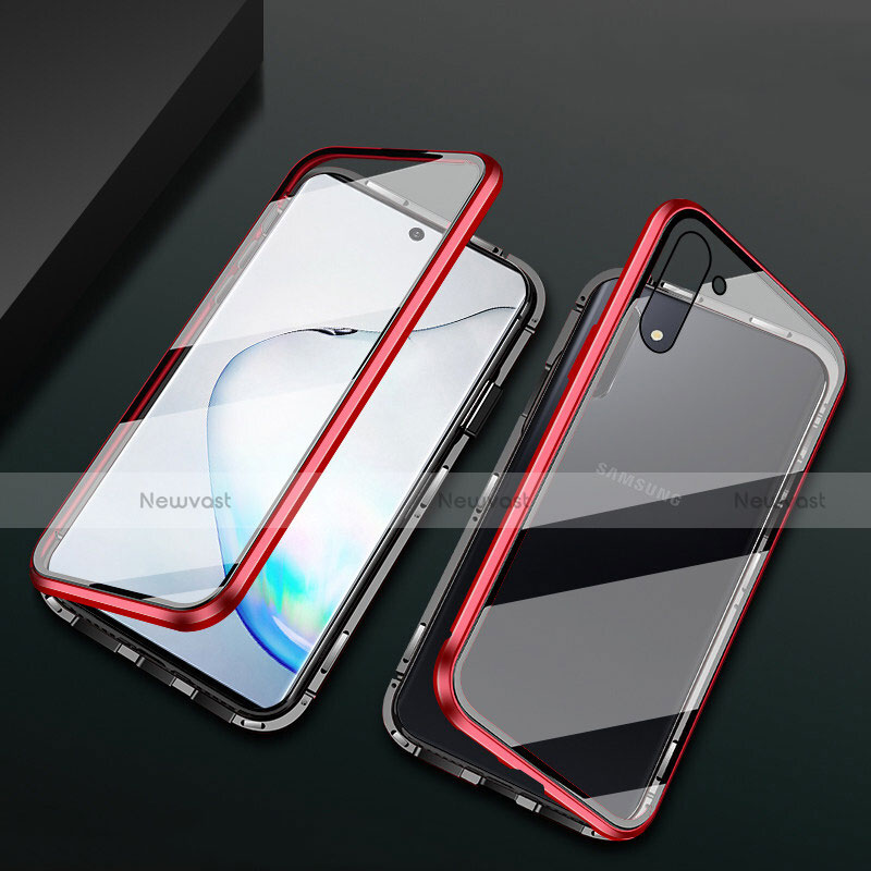 Luxury Aluminum Metal Frame Mirror Cover Case 360 Degrees T04 for Samsung Galaxy Note 10 5G