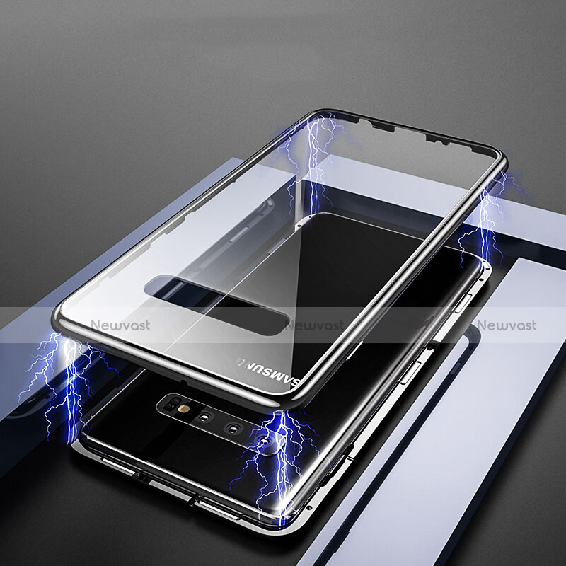 Luxury Aluminum Metal Frame Mirror Cover Case 360 Degrees T04 for Samsung Galaxy S10 5G