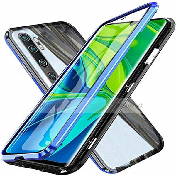 Luxury Aluminum Metal Frame Mirror Cover Case 360 Degrees T04 for Xiaomi Mi Note 10