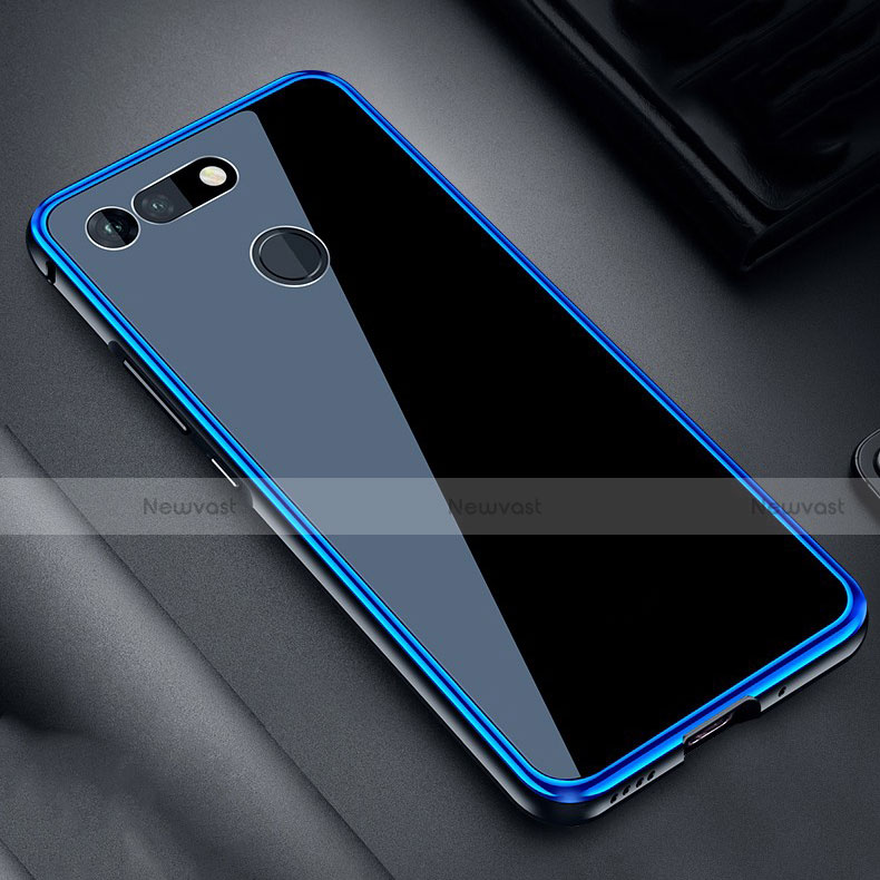 Luxury Aluminum Metal Frame Mirror Cover Case 360 Degrees T05 for Huawei Honor View 20