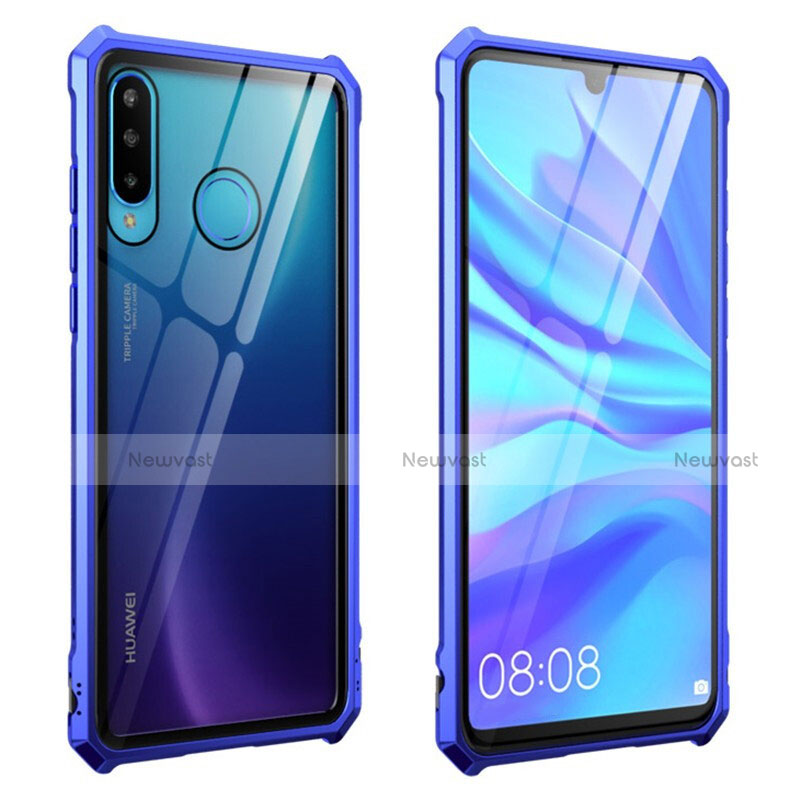 Luxury Aluminum Metal Frame Mirror Cover Case 360 Degrees T05 for Huawei P30 Lite New Edition