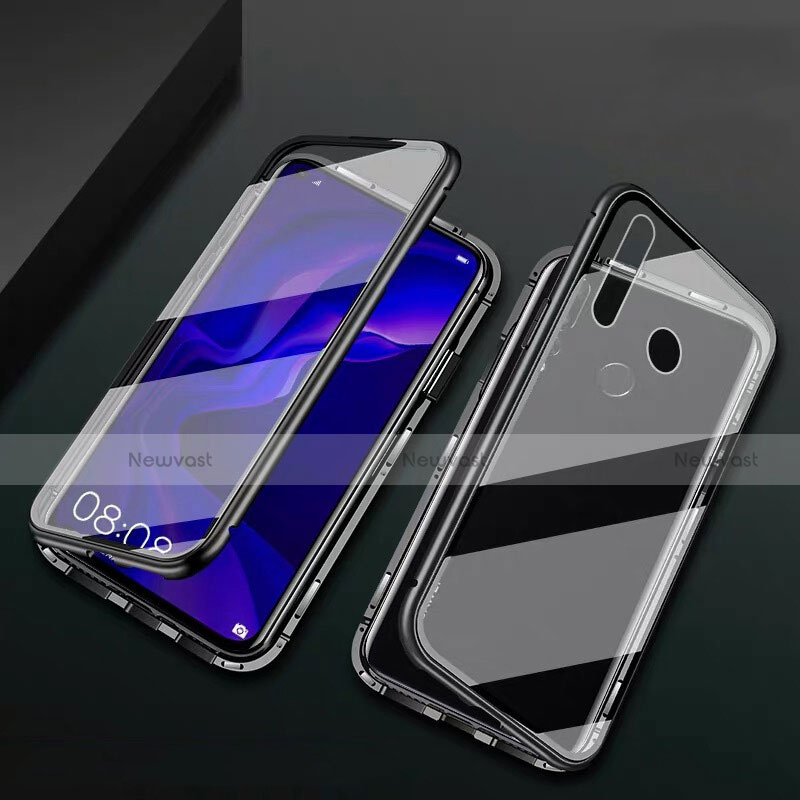 Luxury Aluminum Metal Frame Mirror Cover Case 360 Degrees T06 for Huawei Nova 4e