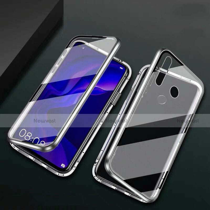 Luxury Aluminum Metal Frame Mirror Cover Case 360 Degrees T06 for Huawei P30 Lite