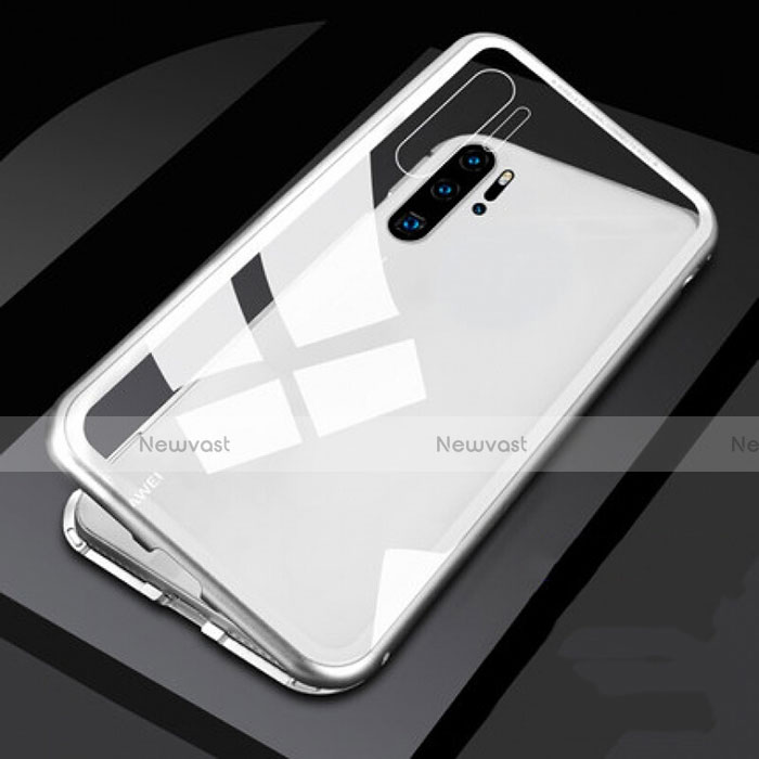 Luxury Aluminum Metal Frame Mirror Cover Case 360 Degrees T06 for Huawei P30 Pro