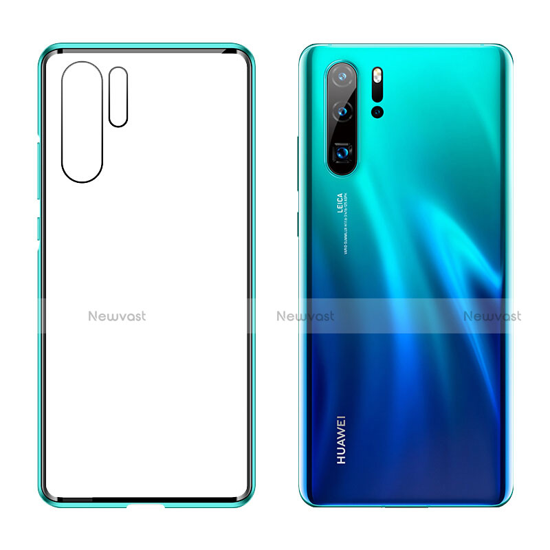 Luxury Aluminum Metal Frame Mirror Cover Case 360 Degrees T07 for Huawei P30 Pro