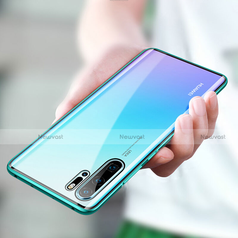 Luxury Aluminum Metal Frame Mirror Cover Case 360 Degrees T07 for Huawei P30 Pro